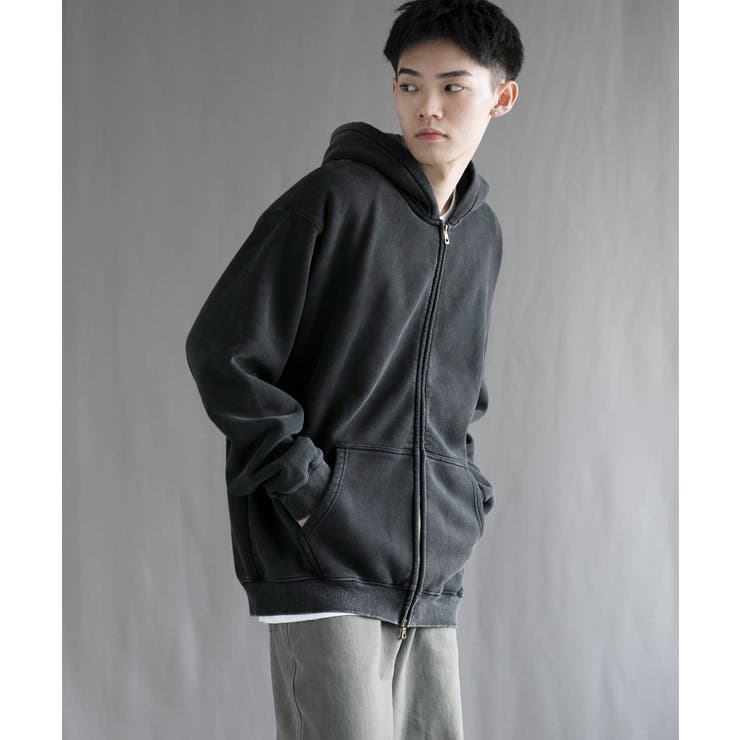 【aimoha neo】 Retro Washed Hoodie パーカー | aimoha men | 詳細画像12 