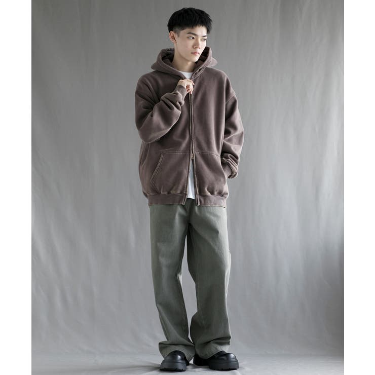 【aimoha neo】 Retro Washed Hoodie パーカー | aimoha men | 詳細画像19 