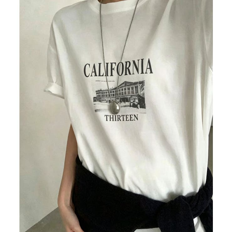 ヴィンテージ風ロゴTシャツ | aimoha  | 詳細画像9 
