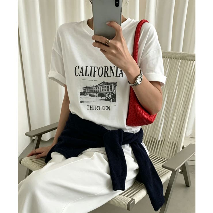 ヴィンテージ風ロゴTシャツ | aimoha  | 詳細画像8 