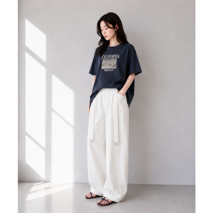 ヴィンテージ風ロゴTシャツ | aimoha  | 詳細画像7 