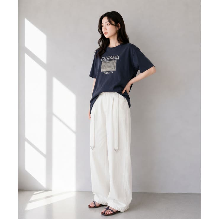 ヴィンテージ風ロゴTシャツ | aimoha  | 詳細画像5 