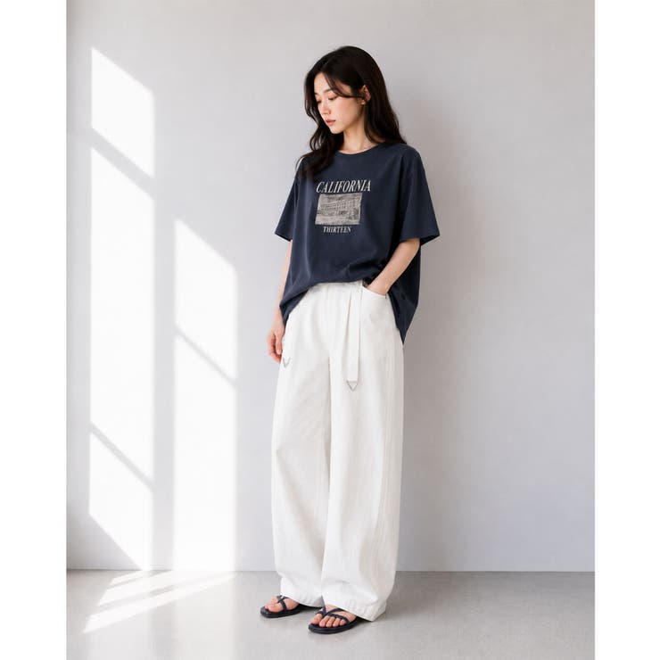 ヴィンテージ風ロゴTシャツ | aimoha  | 詳細画像6 