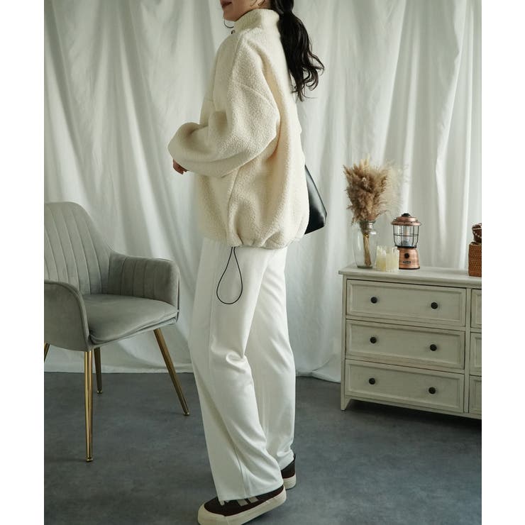 ボアプルオーバー ボアトレーナー オーバーサイズ 秋冬【AW】 | aimoha  | 詳細画像40 