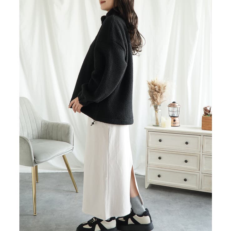 ボアプルオーバー ボアトレーナー オーバーサイズ 秋冬【AW】 | aimoha  | 詳細画像4 