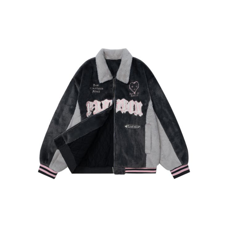 【HOOK】for girls 配色切り替えボアジャケット | HOOK | 詳細画像12 