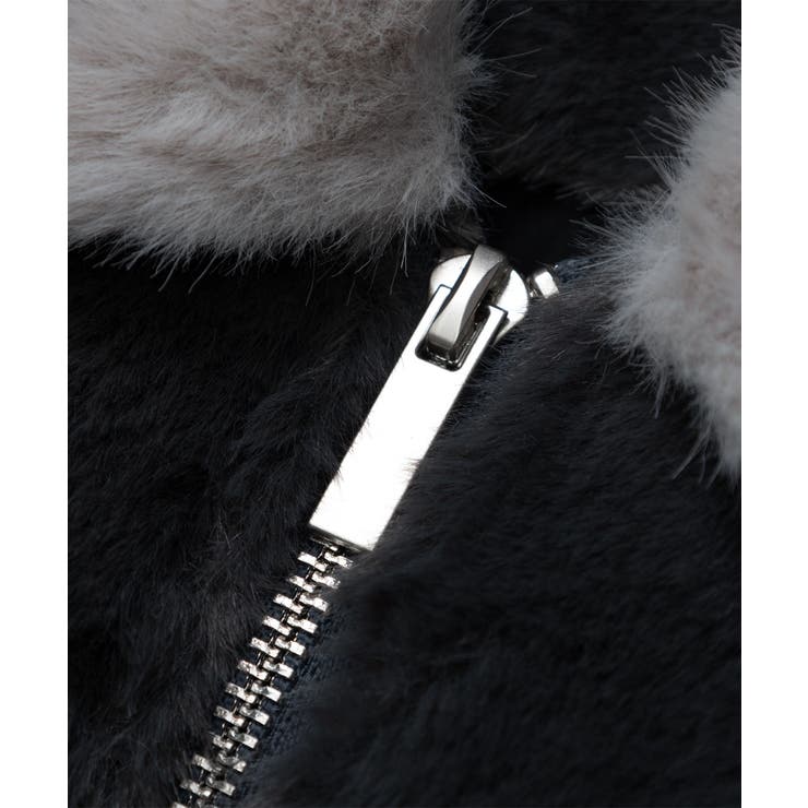 【HOOK】for girls 配色切り替えボアジャケット | HOOK | 詳細画像15 