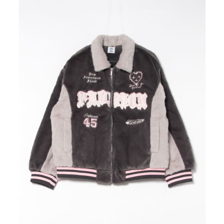 【HOOK】for girls 配色切り替えボアジャケット | HOOK | 詳細画像3 