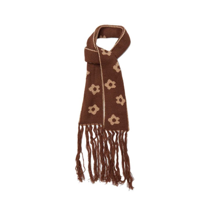 HOOK -select- マフラー付き犬イラストジャカードニット【AW】 | HOOK | 詳細画像3 