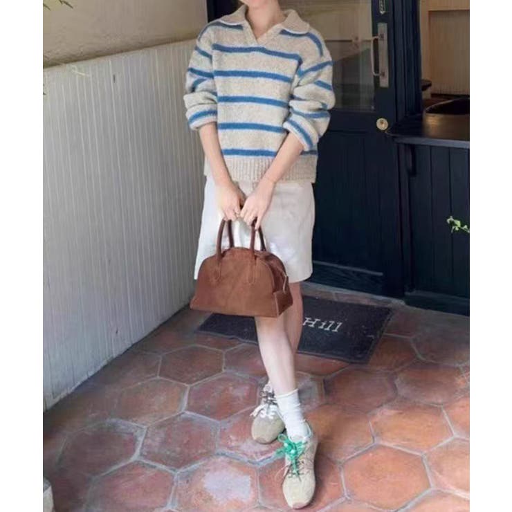 ボーダーニットプルオーバー | aimoha  | 詳細画像9 