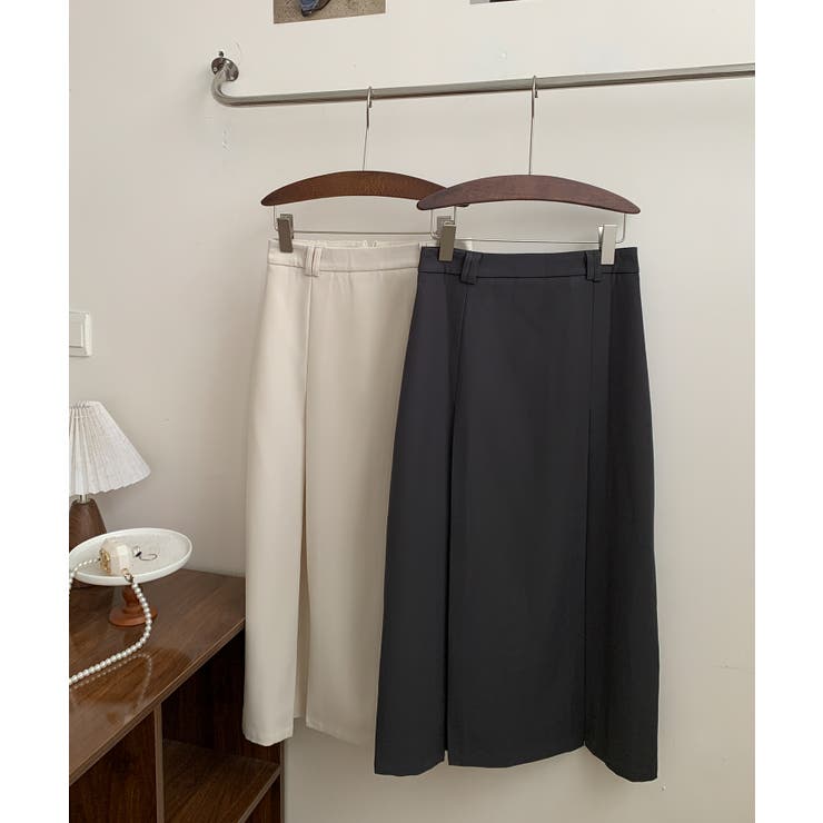 【BANICO】ボックスプリーツ フレア ミディスカート | aimoha  | 詳細画像21 