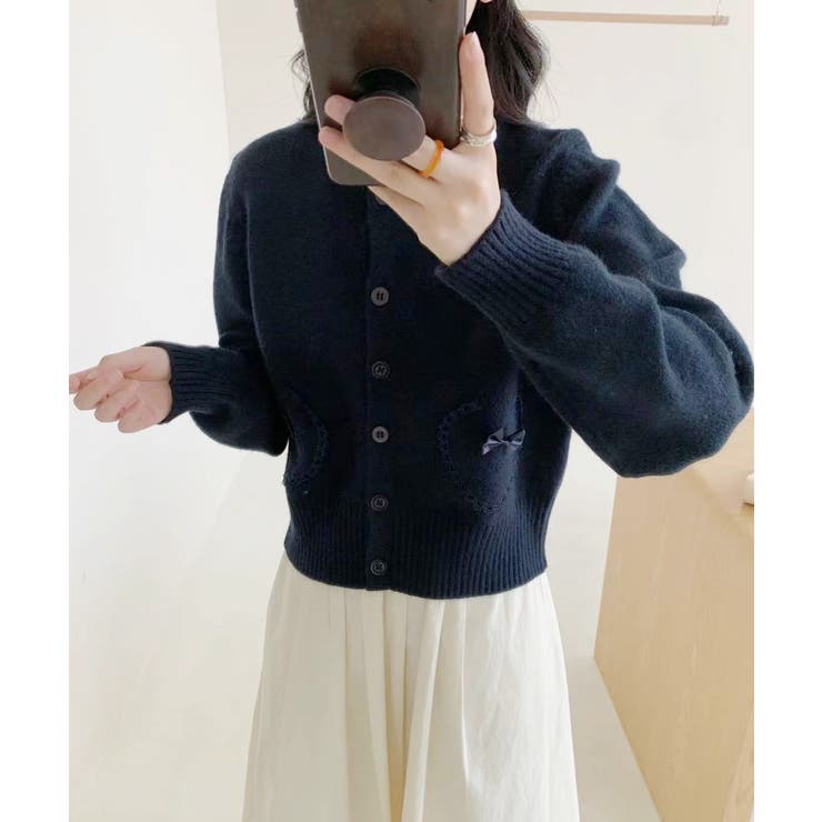 ポケット付きカーディガン | aimoha  | 詳細画像14 