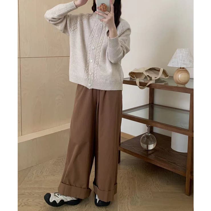 【Banico】ケーブルニットカーディガン【AW】 | aimoha  | 詳細画像9 