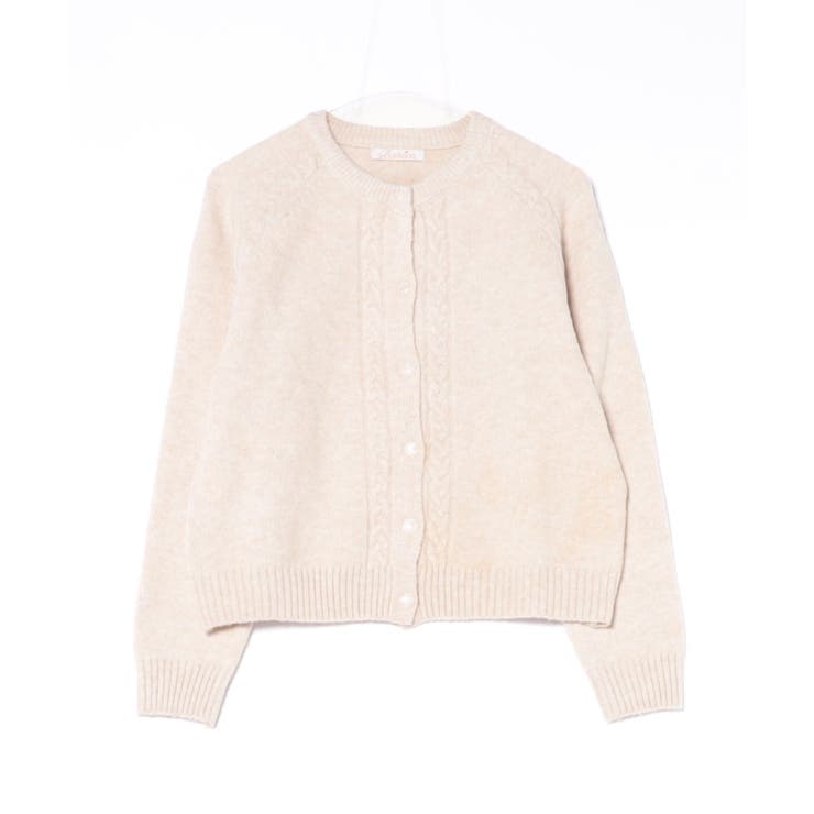 【Banico】ケーブルニットカーディガン【AW】 | aimoha  | 詳細画像1 