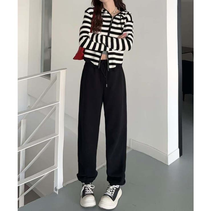 ドローストリングカジュアルパンツ[品番：XT000013132]｜aimoha