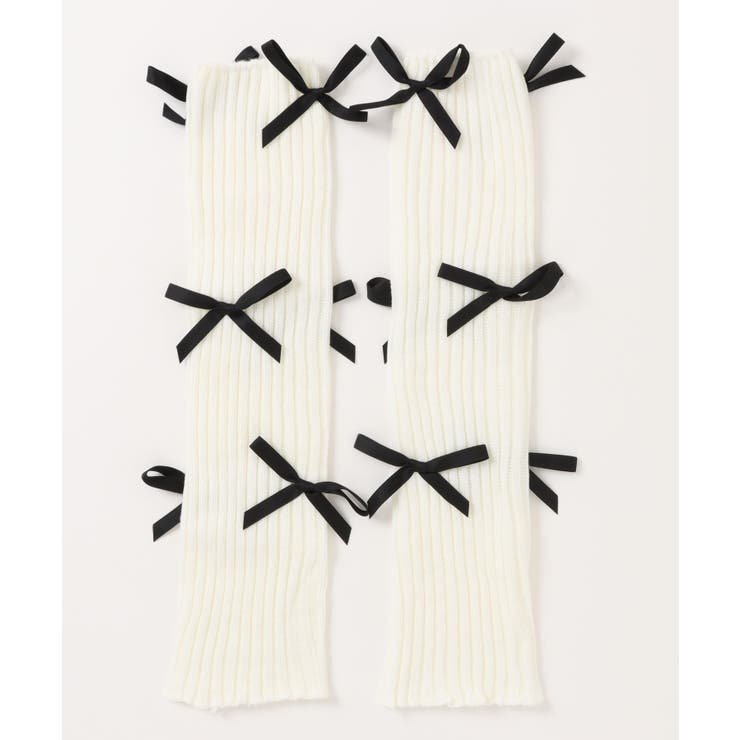 【HOOK】for girls リボンたっぷりルーズソックス レッグウォーマー | HOOK | 詳細画像1 