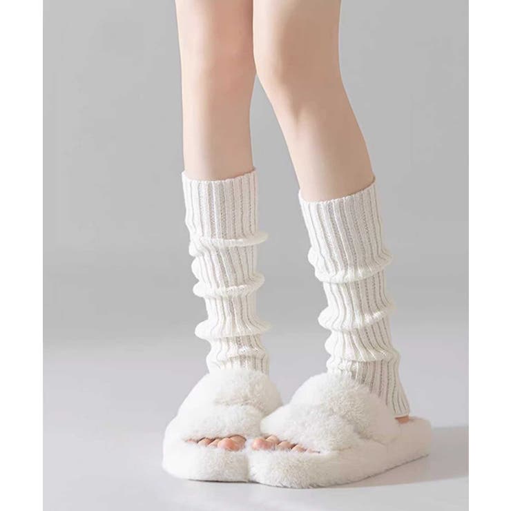 【HOOK】for girls リブ編み無地レッグウォーマー | HOOK | 詳細画像7 