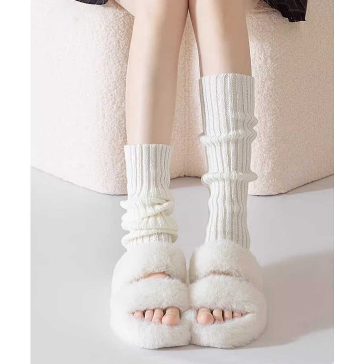 【HOOK】for girls リブ編み無地レッグウォーマー | HOOK | 詳細画像8 