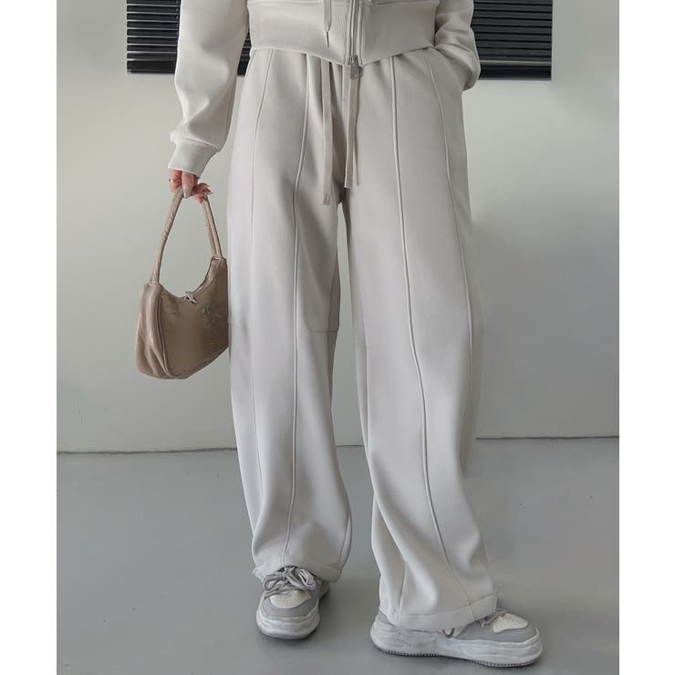 ベージュ | リラックススウェットパンツ | aimoha 