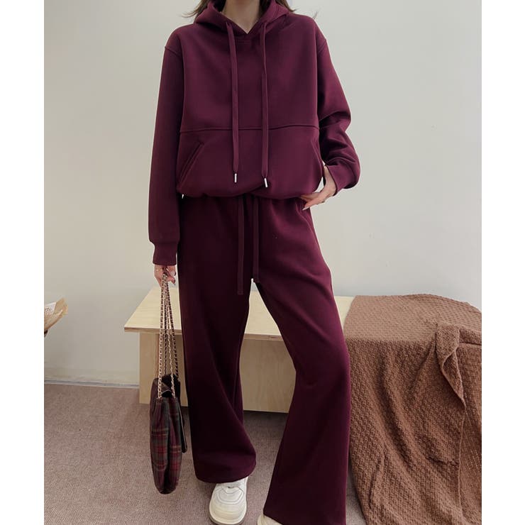 オーバーサイズ裏起毛スウェットパーカー【AW】 | aimoha  | 詳細画像2 