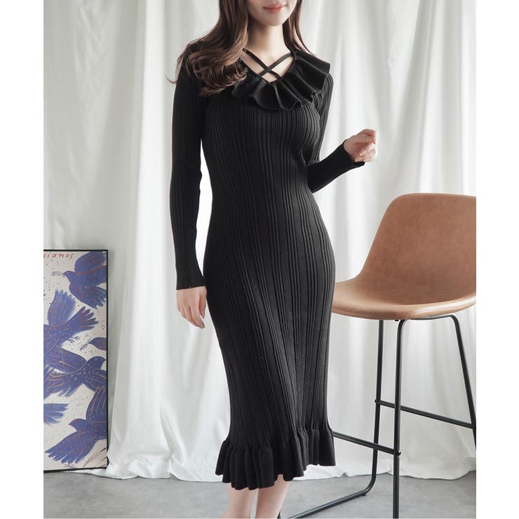 限定! London Times Aライン フレア ミディワンピース セール】MIDIUMISOLID for Ladies スリーブスイッチングAライン