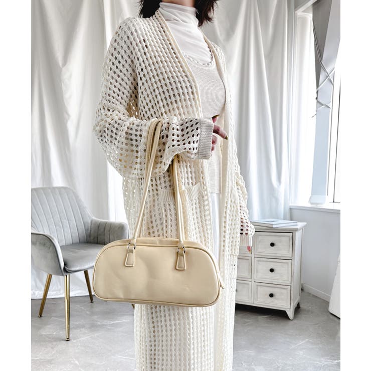 【Aimoha】透け編みロング丈カーディガン | aimoha  | 詳細画像18 