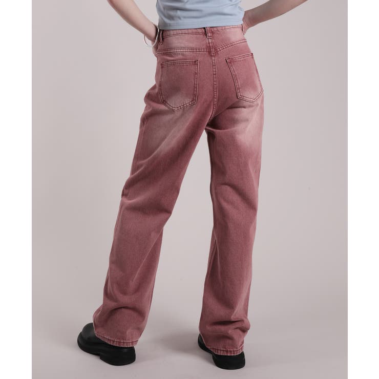 【HOOK】for girls ウォッシュデニムワイドパンツ | HOOK | 詳細画像6 