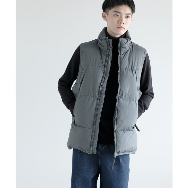 グレー | aimoha men Nature Scout Vest ダウンベスト【AW】 | aimoha men