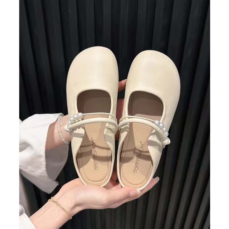 【shoes 365】パールデザインストラップミュールシューズ | aimoha  | 詳細画像16 