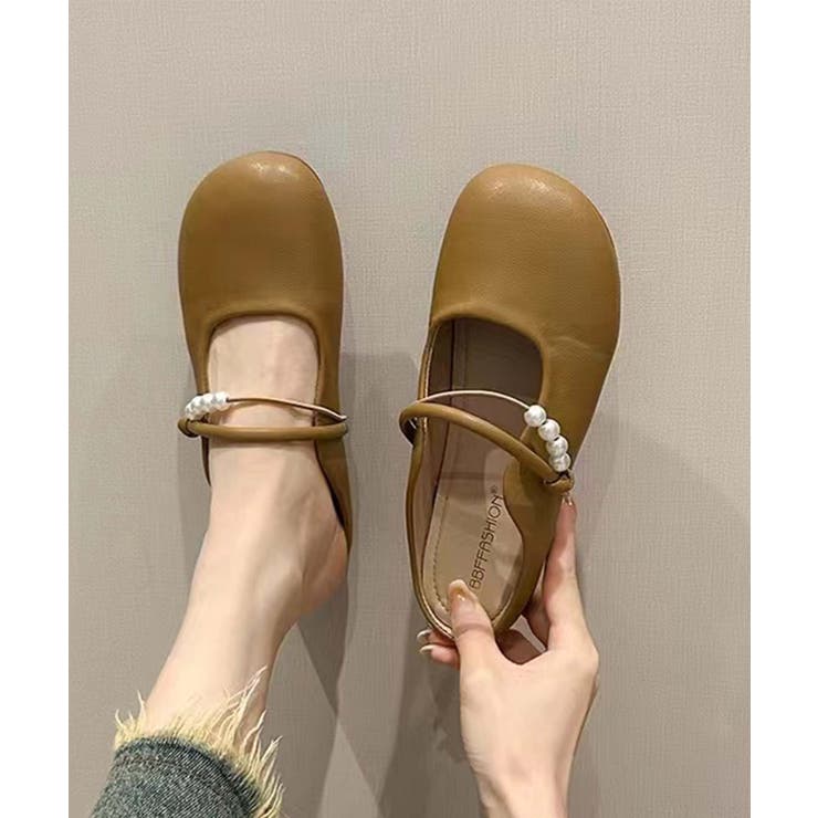 【shoes 365】パールデザインストラップミュールシューズ | aimoha  | 詳細画像5 