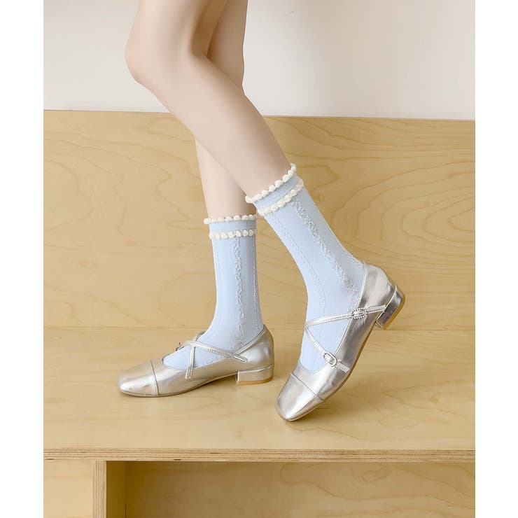 [2025 MOSOX NEW COLLECTION]ダブルフリルソックス | aimoha  | 詳細画像21 