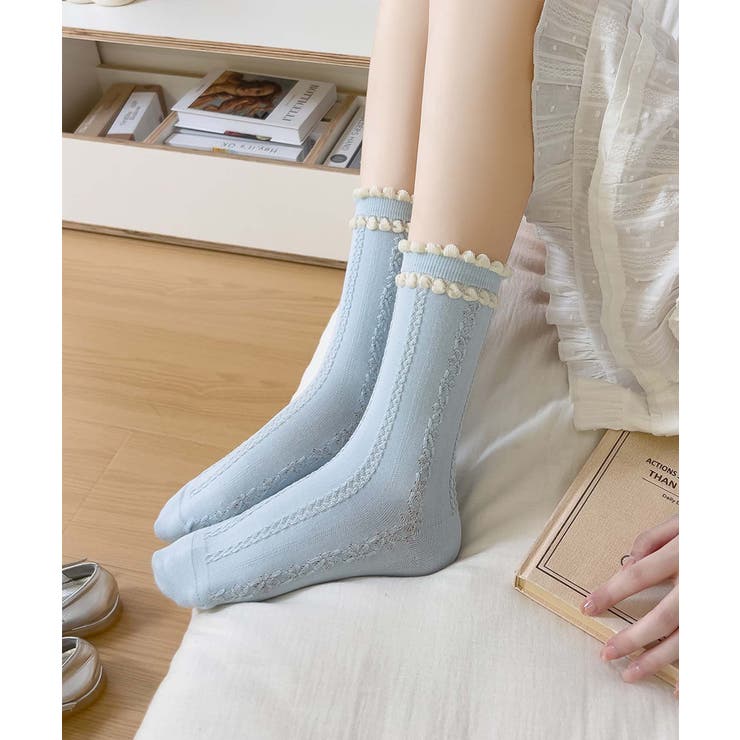 [2025 MOSOX NEW COLLECTION]ダブルフリルソックス | aimoha  | 詳細画像25 