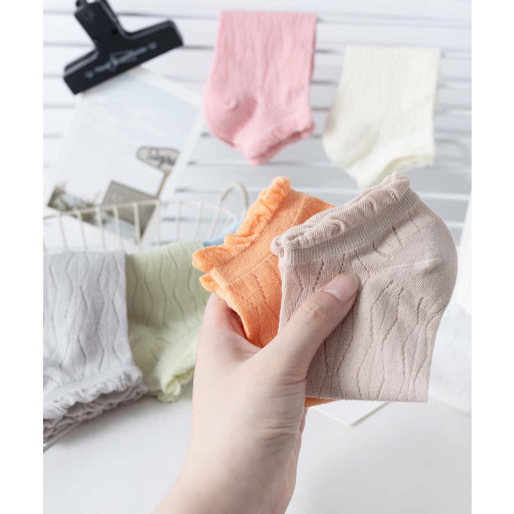 薄手フリルショートソックス | aimoha  | 詳細画像9 