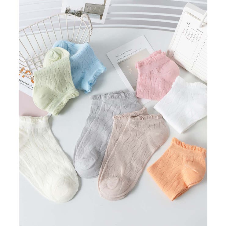 薄手フリルショートソックス | aimoha  | 詳細画像10 