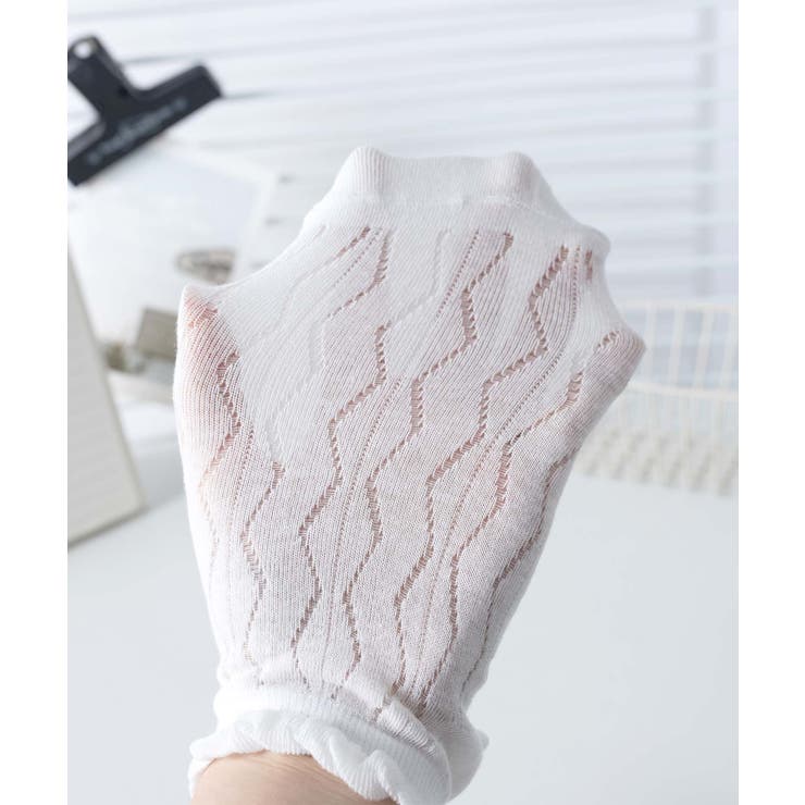 薄手フリルショートソックス | aimoha  | 詳細画像14 