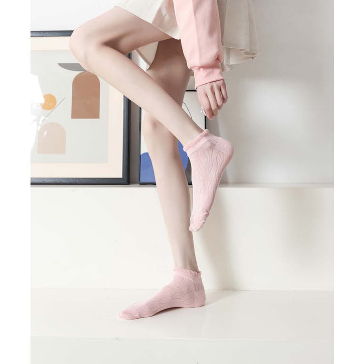 薄手フリルショートソックス | aimoha  | 詳細画像18 