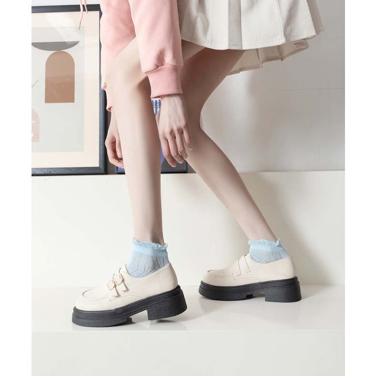 薄手フリルショートソックス | aimoha  | 詳細画像32 