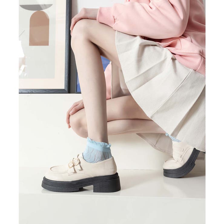 薄手フリルショートソックス | aimoha  | 詳細画像33 