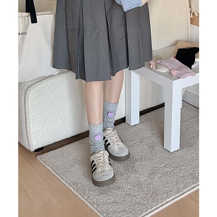 3足セットハートクルー丈ソックス | aimoha  | 詳細画像15 