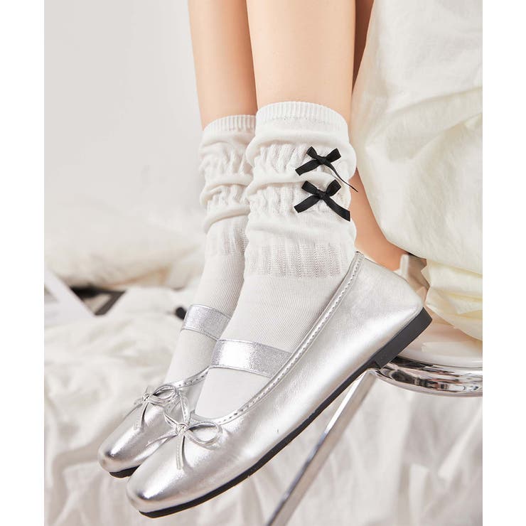 2025 MOSOX NEW COLLECTION]リボンルーズソックス[品番：XT000013301