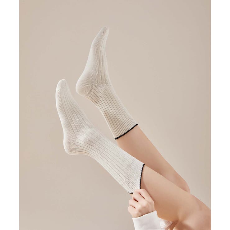 [2025 MOSOX NEW COLLECTION]コントラストソックス | aimoha  | 詳細画像14 
