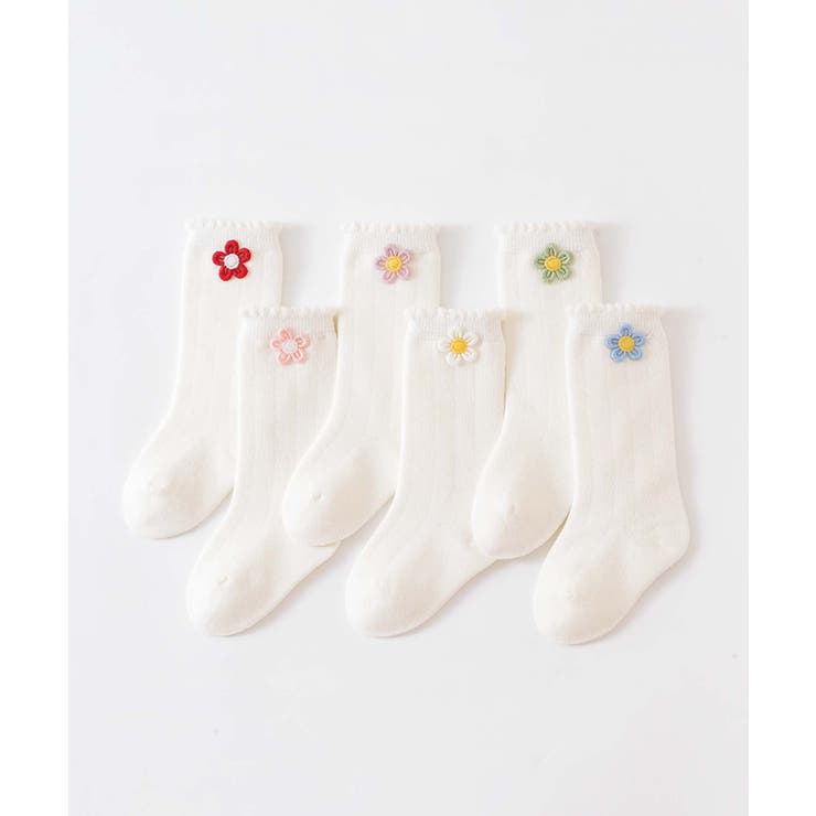 お花のキッズソックス6足セット | aimoha kids | 詳細画像23 