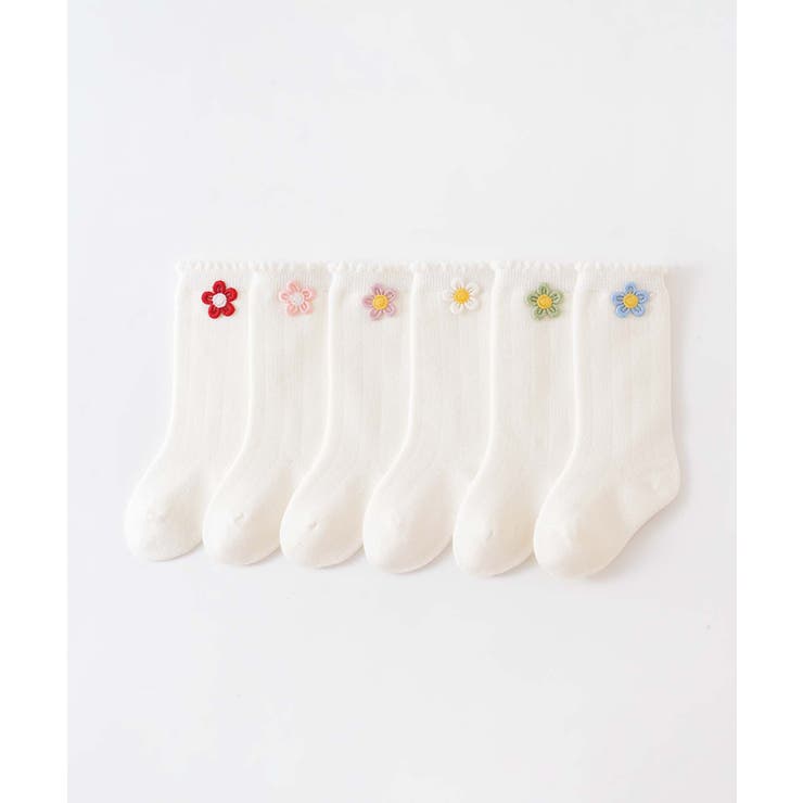 お花のキッズソックス6足セット | aimoha kids | 詳細画像25 