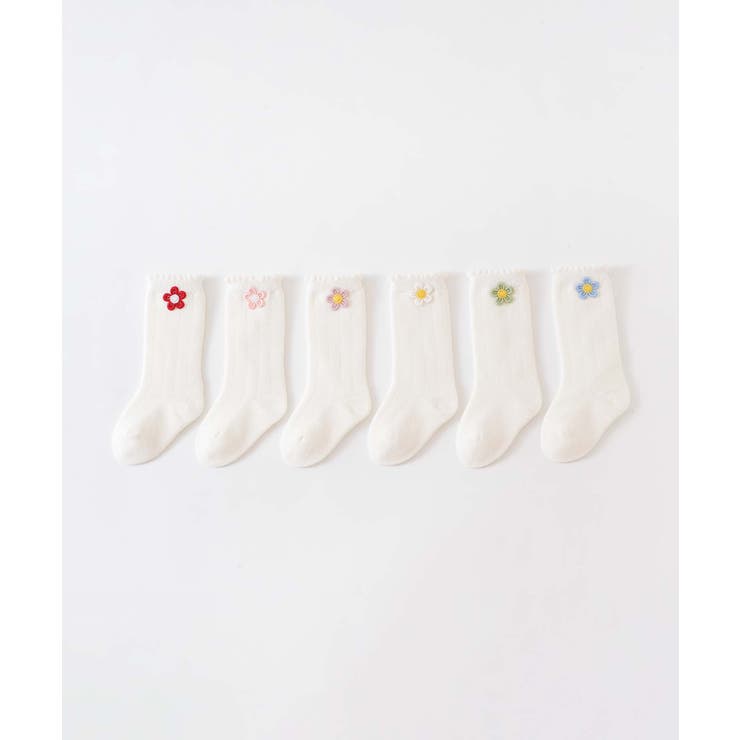 お花のキッズソックス6足セット | aimoha kids | 詳細画像26 