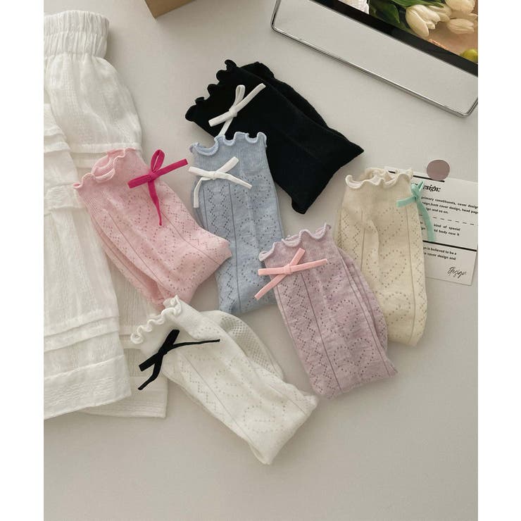 [2025 MOSOX NEW COLLECTION]リボンレースソックス | aimoha  | 詳細画像7 