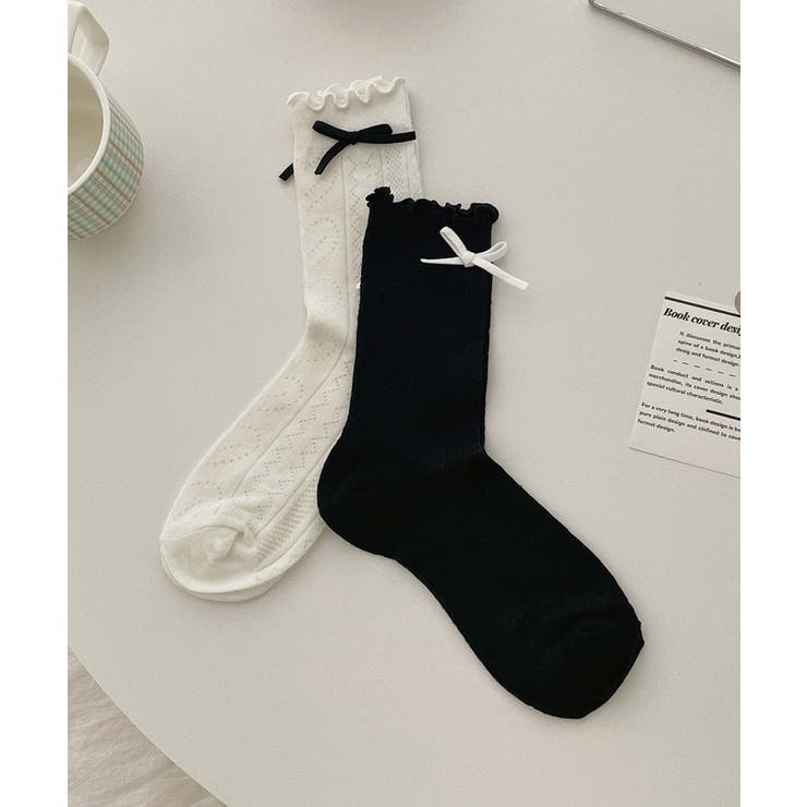 [2025 MOSOX NEW COLLECTION]リボンレースソックス | aimoha  | 詳細画像9 