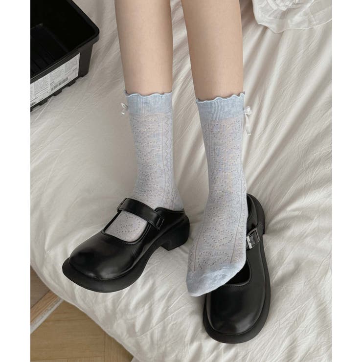 [2025 MOSOX NEW COLLECTION]リボンレースソックス | aimoha  | 詳細画像21 