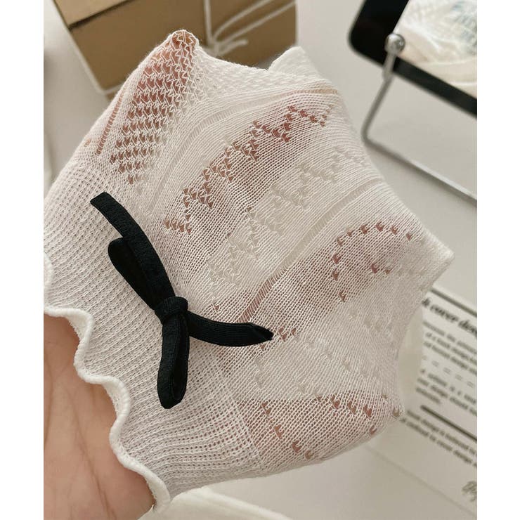 [2025 MOSOX NEW COLLECTION]リボンレースソックス | aimoha  | 詳細画像6 