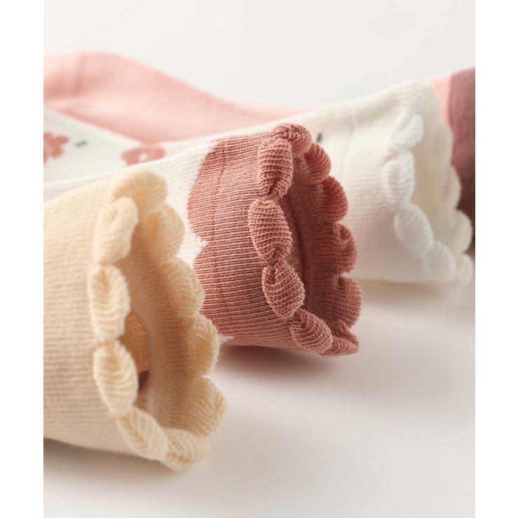 ピンク系のキッズソックス4足セット | aimoha kids | 詳細画像16 