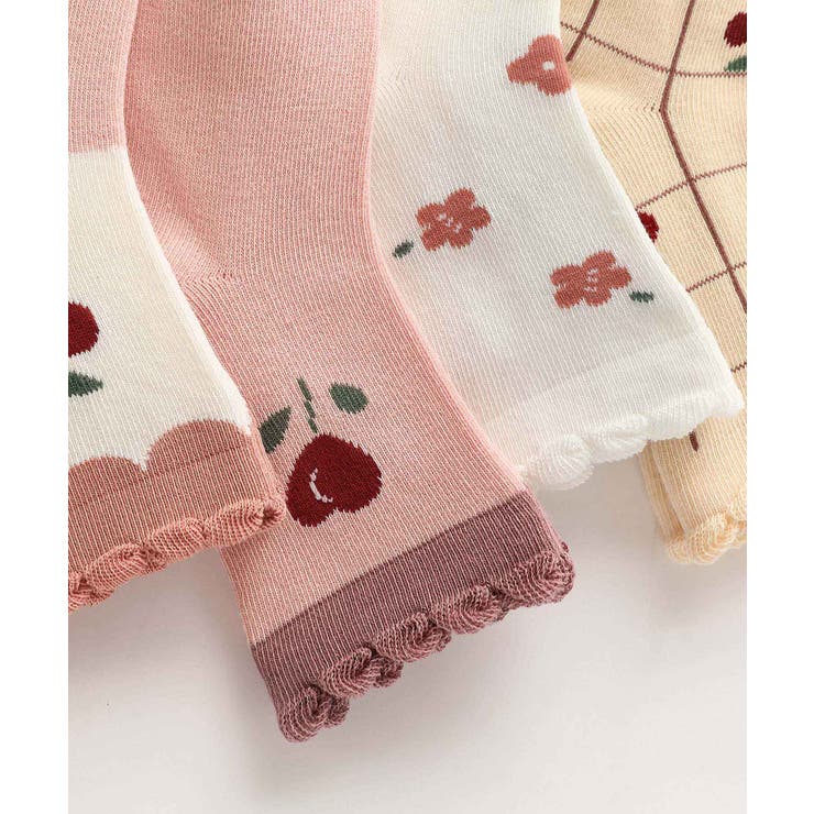 ピンク系のキッズソックス4足セット | aimoha kids | 詳細画像18 